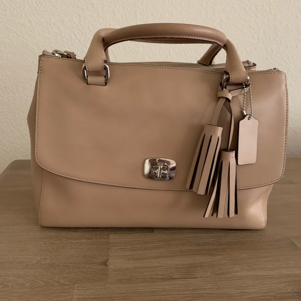 Coach Beige Handbag